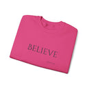 Embroidered Believe John 3:16 Unisex Heavy Blend Crewneck Sweatshirt