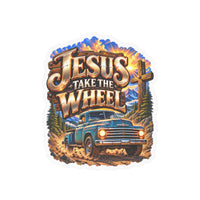 Jesus Take the Wheel – Vintage Truck Christian Vinyl Sticker