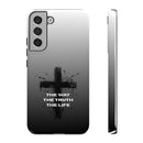 Christian Cross Phone Case — "The Way The Truth The Life" Protective Phone Cover