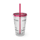 Faith Hope Love Water Tumbler - Christian Gifts for Women Men - Faith Based Gifts