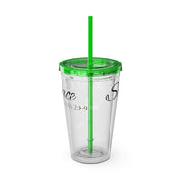 Saved By Grace Water Tumbler - Christian Gifts for Women Men - Faith Based Gifts