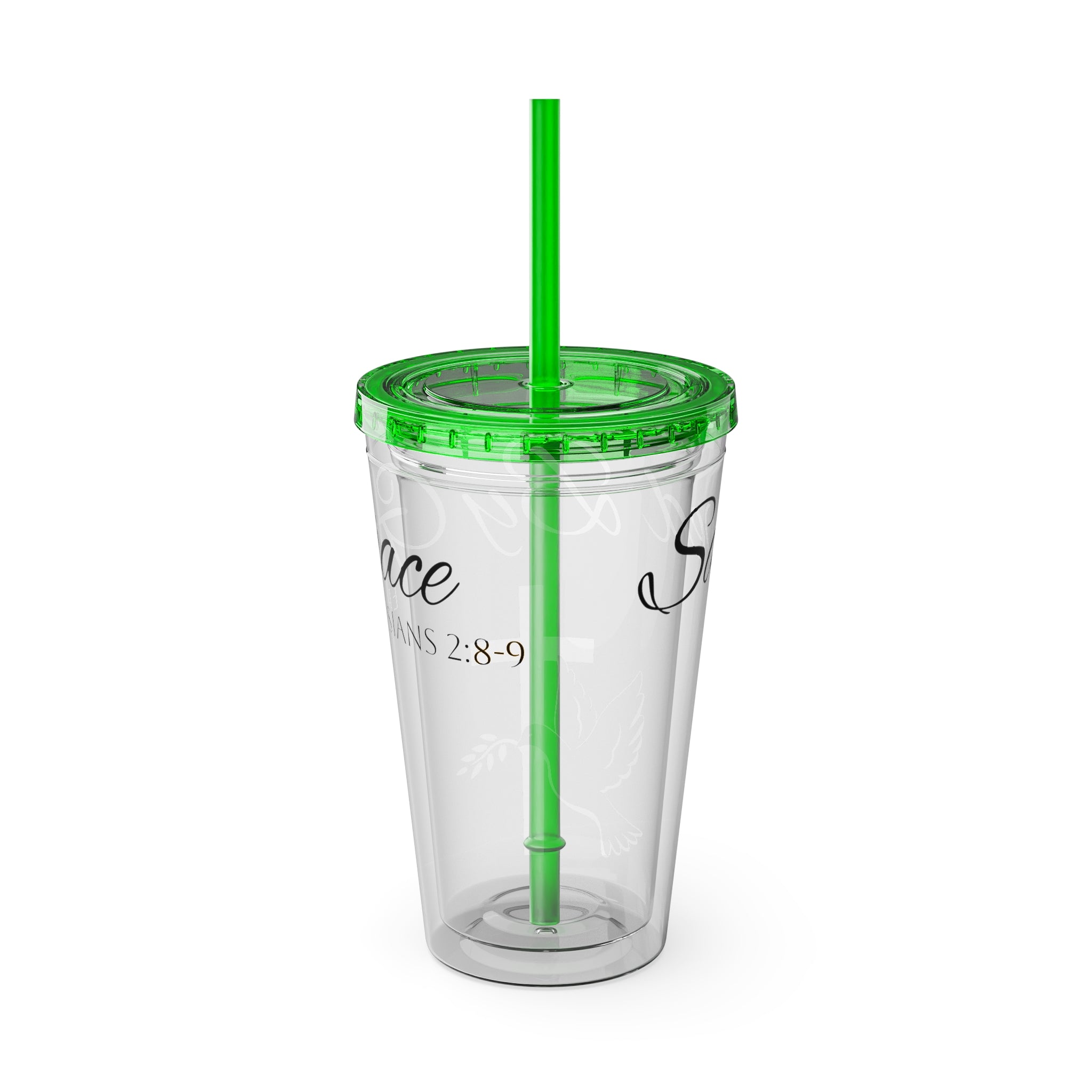 Saved By Grace Water Tumbler - Christian Gifts for Women Men - Faith Based Gifts