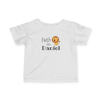 Infant Tee — 'Faith Like Daniel' Cute Lion Baby Shirt