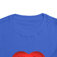 Jesus T-Shirt Christian Shirt for Toddlers Short Sleeve Tee Christian Toddler Christmas Shirt