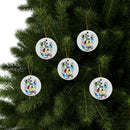 Ceramic Ornament — "Be The Light" Nativity Christmas Tree Decoration
