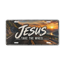 Jesus Take the Wheel Christian Vanity Plate