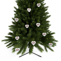 Ceramic Ornament — "Jesus Is The Reason For The Season" Nativity Christmas Tree Decoration