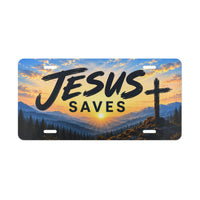 Jesus Saves Christian Vanity Plate