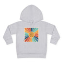 Toddler Hoodie — "Created With A Purpose" Retro Sunburst Pullover