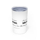 Faith Hope Love Vacuum Insulated Tumbler | 11oz Travel Mug | Christian Gifts for Women Men | Faith Based Gifts