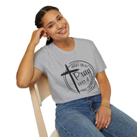 Pray Over It Christian T-Shirt — Cross Faith Prayer Tee