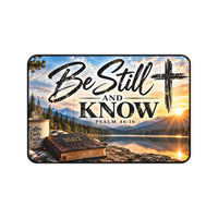 Be Still and Know – Lakeside Bible Christian Desk Mat