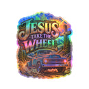 Jesus Take the Wheel – Vintage Truck Christian Vinyl Sticker