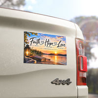 Faith Hope Love – Lakeside Bible Christian Car Magnet