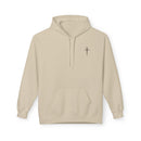 Jesus Has My Back Midweight Softstyle Fleece Hoodie