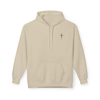 Jesus Has My Back Midweight Softstyle Fleece Hoodie