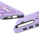 Samsung - "With God All Things Are Possible" Inspirational Purple Tough Case