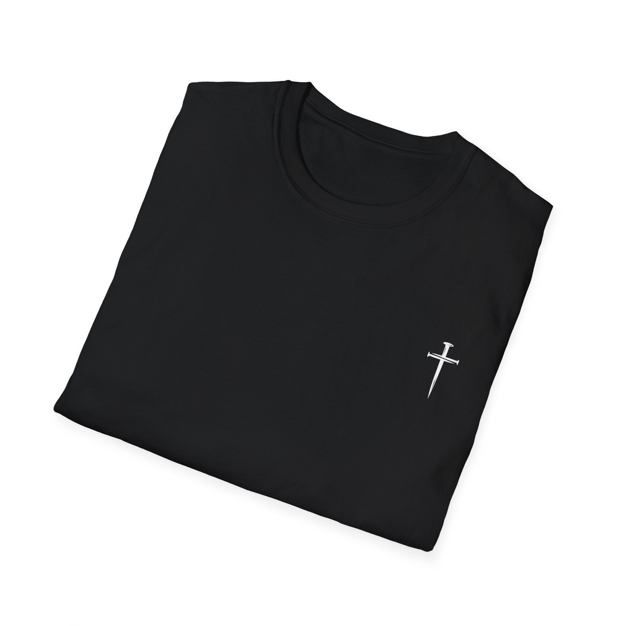 Back design - Jesus Has My Back T-Shirt — Christian Faith Cross Tee