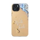 iPhone Inspirational Magnetic Phone Case, Unique Phone Accessories, Faith-Based Gifts, Coastal Vibes, Walk by Faith Design