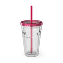 Saved By Grace Water Tumbler - Christian Gifts for Women Men - Faith Based Gifts