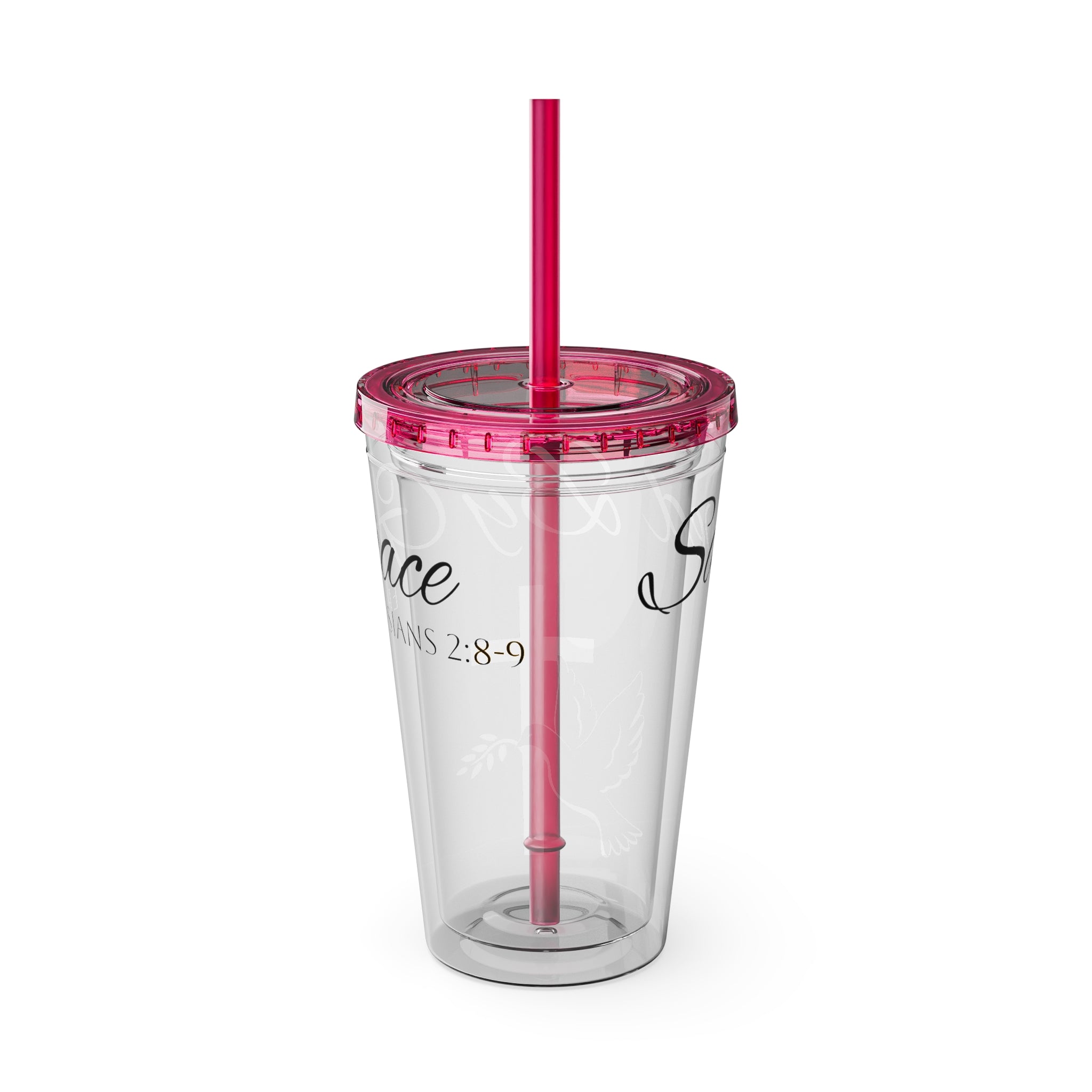 Saved By Grace Water Tumbler - Christian Gifts for Women Men - Faith Based Gifts