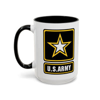 Military Themed Coffee Mug - U.S. Army Design for Veterans, Gift for Soldiers, Patriotic Decor, Everyday Use, Army Support