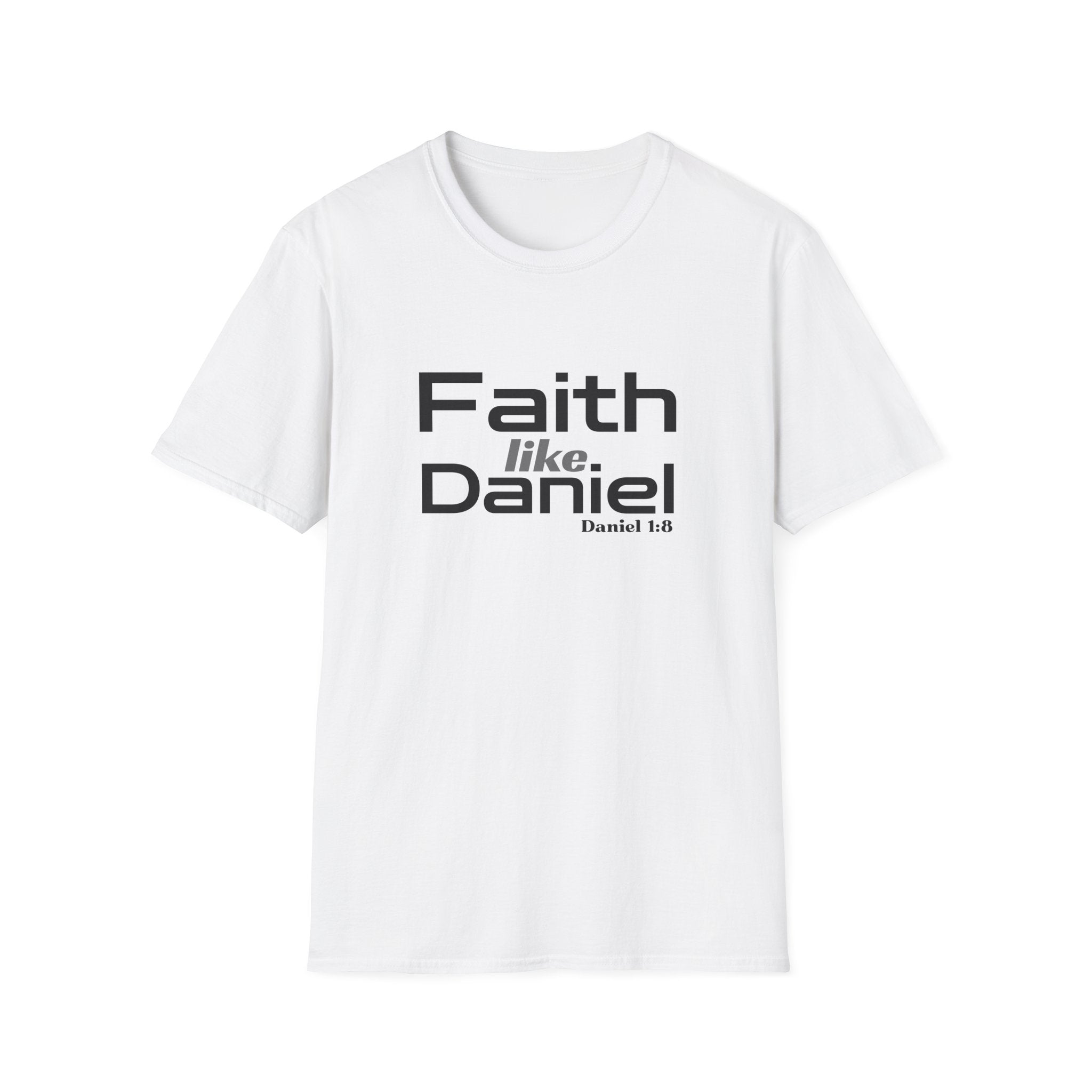 Faith Like Daniel T-Shirt – Christian Scripture Tee (Daniel 1:8)