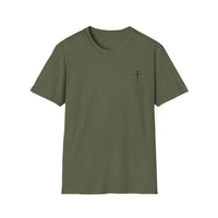 Back design - Jesus Has My Back T-Shirt — Christian Faith Cross Tee