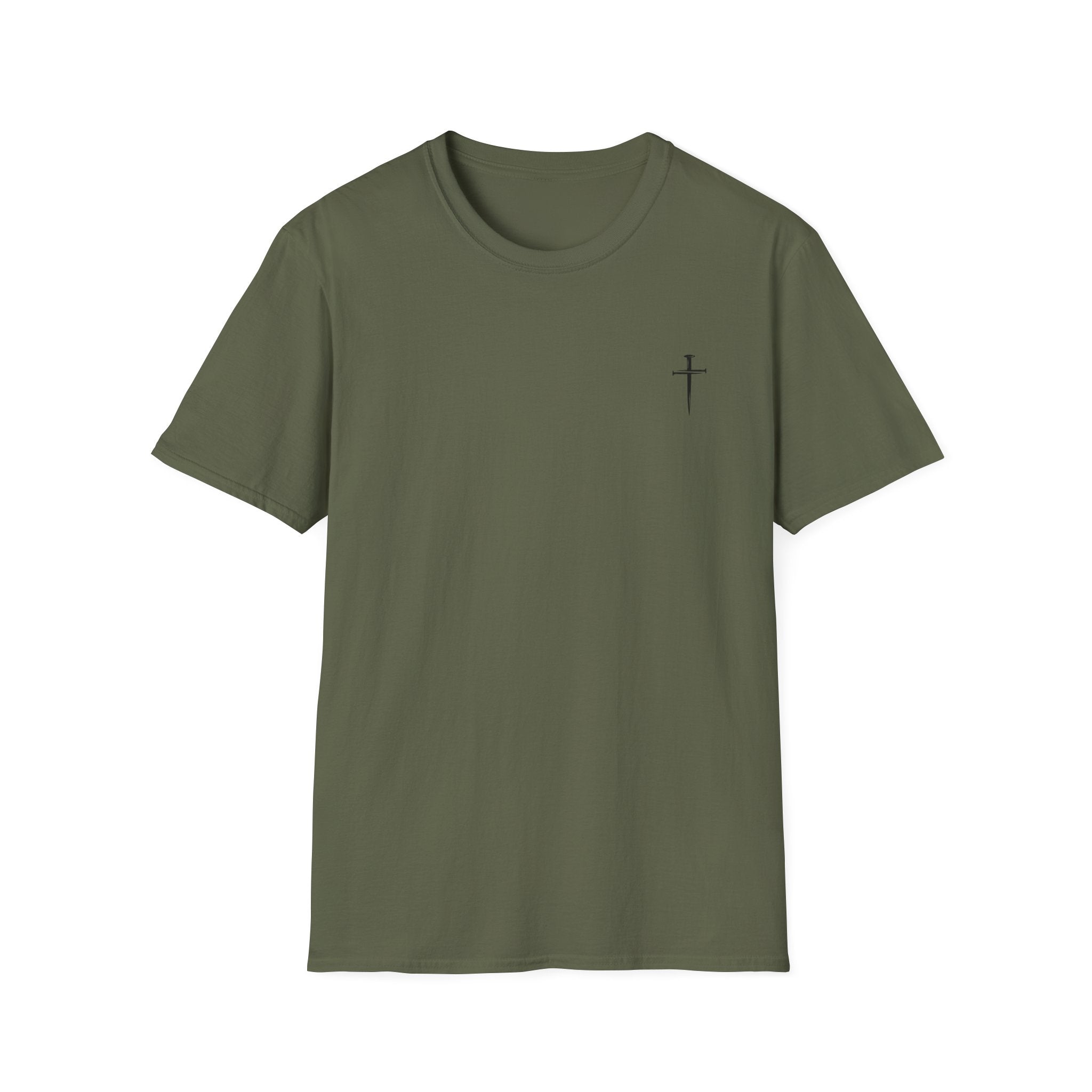Back design - Jesus Has My Back T-Shirt — Christian Faith Cross Tee