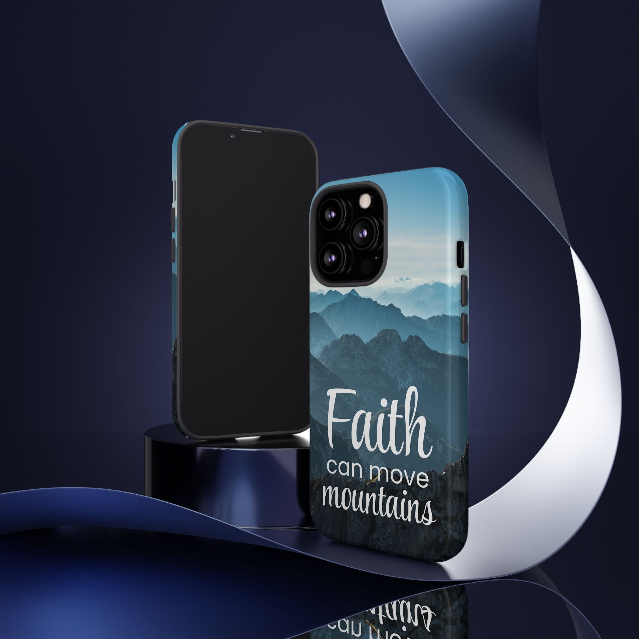 iPhone - Faith Can Move Mountains Phone Case