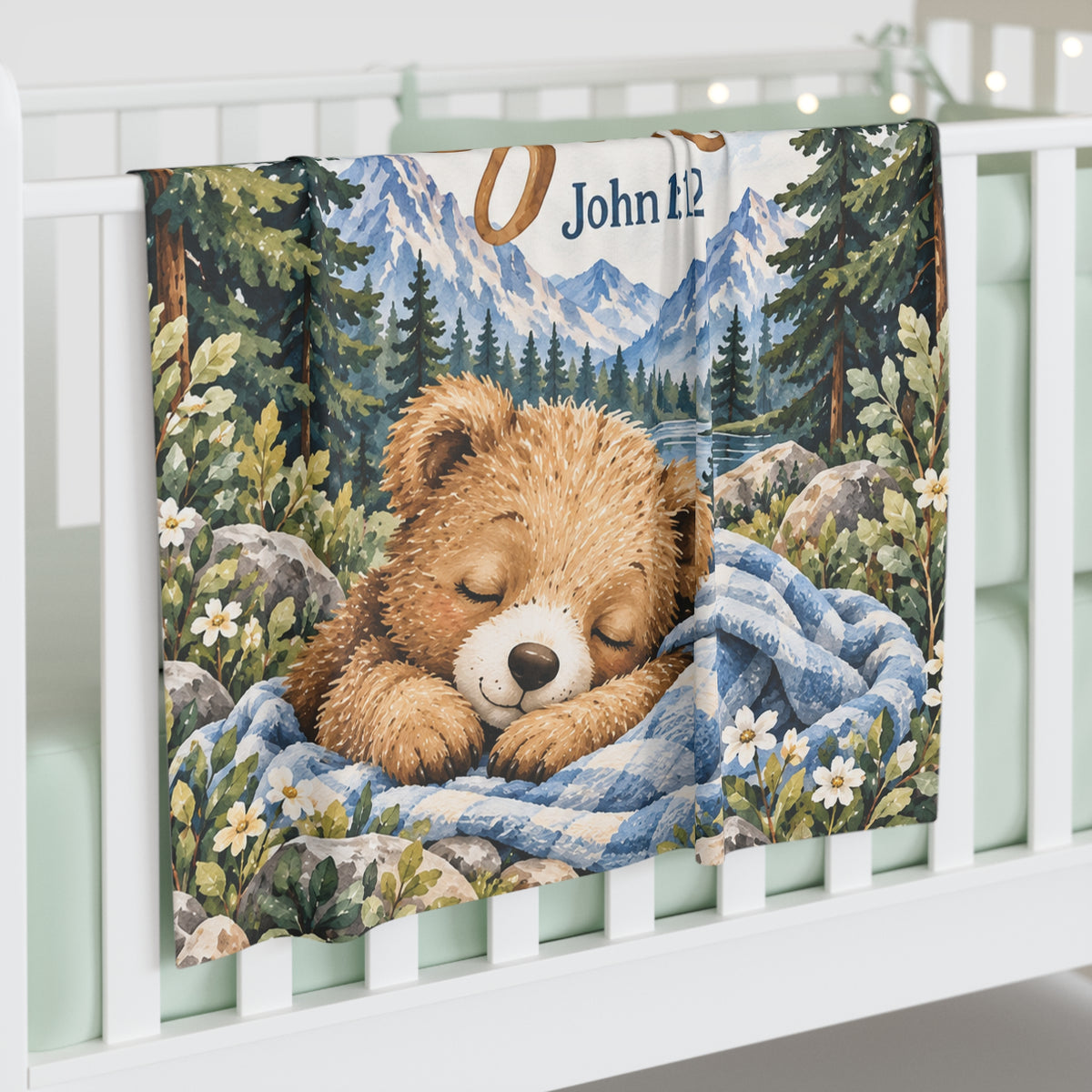 Child of God – Boy Christian Baby Swaddle Blanket