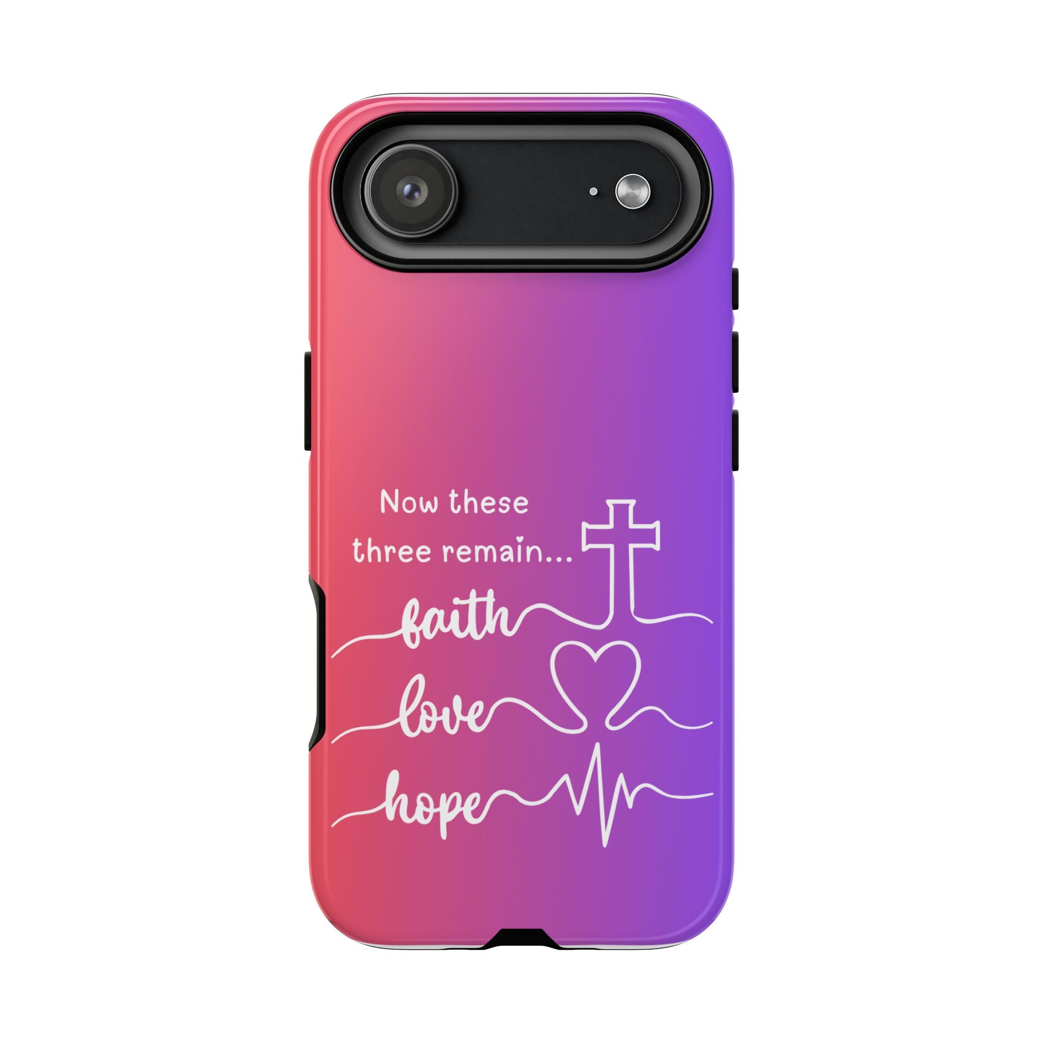 iPhone - Faith, Love & Hope Gradient Phone Case