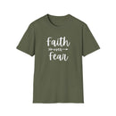 Faith Over Fear Unisex Softstyle T-Shirt | Christian Shirts for Women Men - Faith Based Gifts