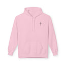 Jesus Has My Back Midweight Softstyle Fleece Hoodie