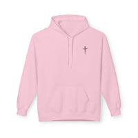 Jesus Has My Back Midweight Softstyle Fleece Hoodie