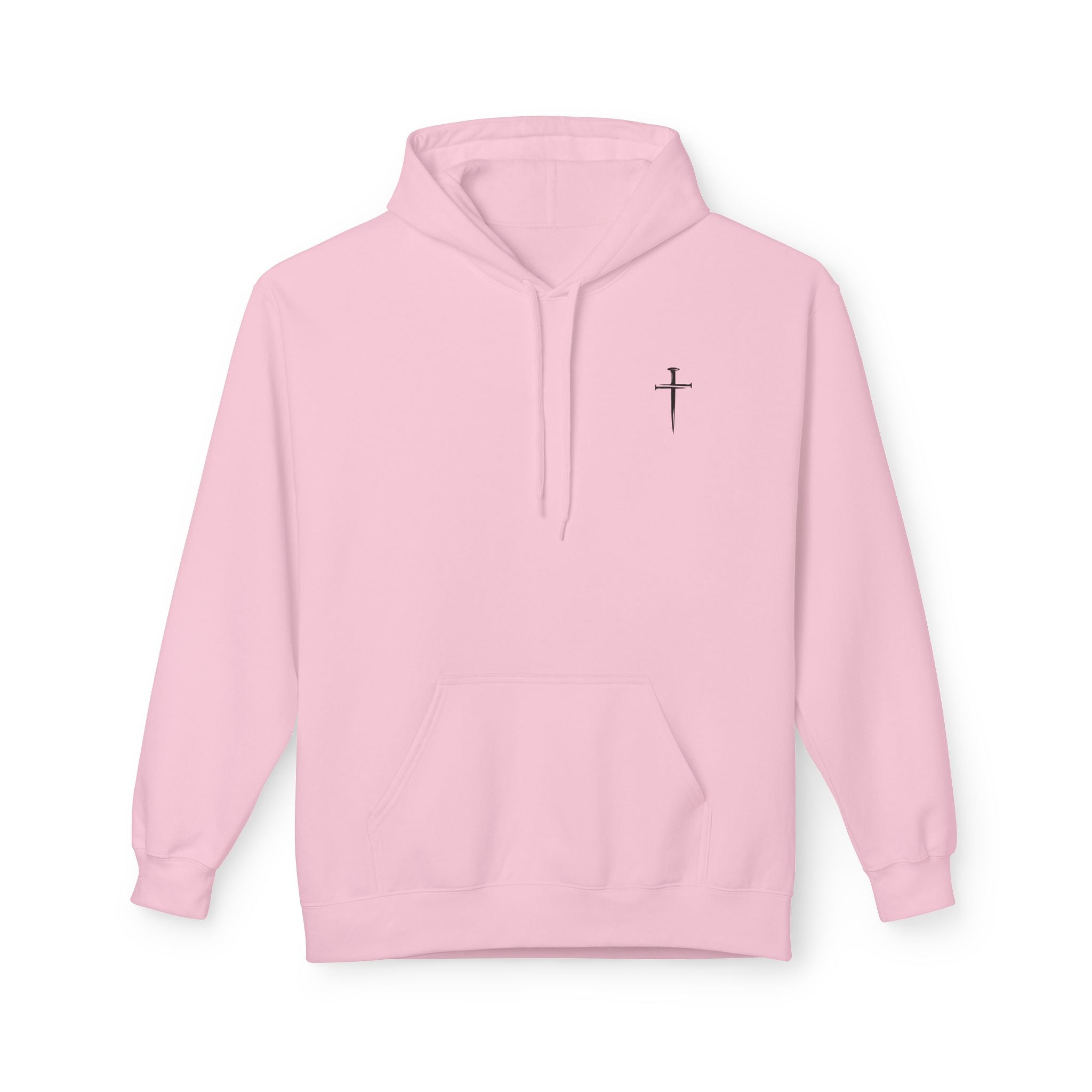 Jesus Has My Back Midweight Softstyle Fleece Hoodie