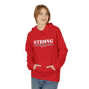 Strong & Courageous Hoodie — Inspirational Motivational Pullover