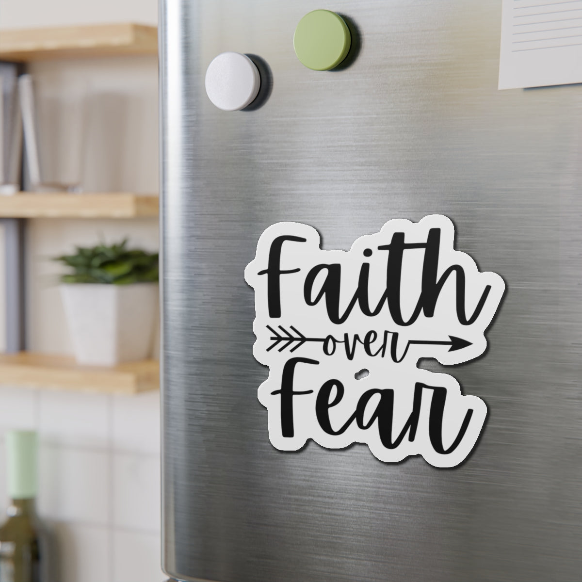 Faith Over Fear Magnet - Christian Gifts for Women Faith Gifts for Men