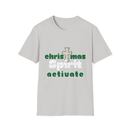 Christmas Spirit Activate Christmas shirt for women men holiday shirt
