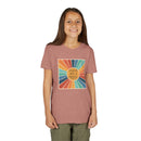 Youth Tee — 'Created With A Purpose' Retro Sunburst Kids T-Shirt