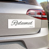 Redeemed Inspirational Car Magnets - Faith-Based Gifts, Religious Decor