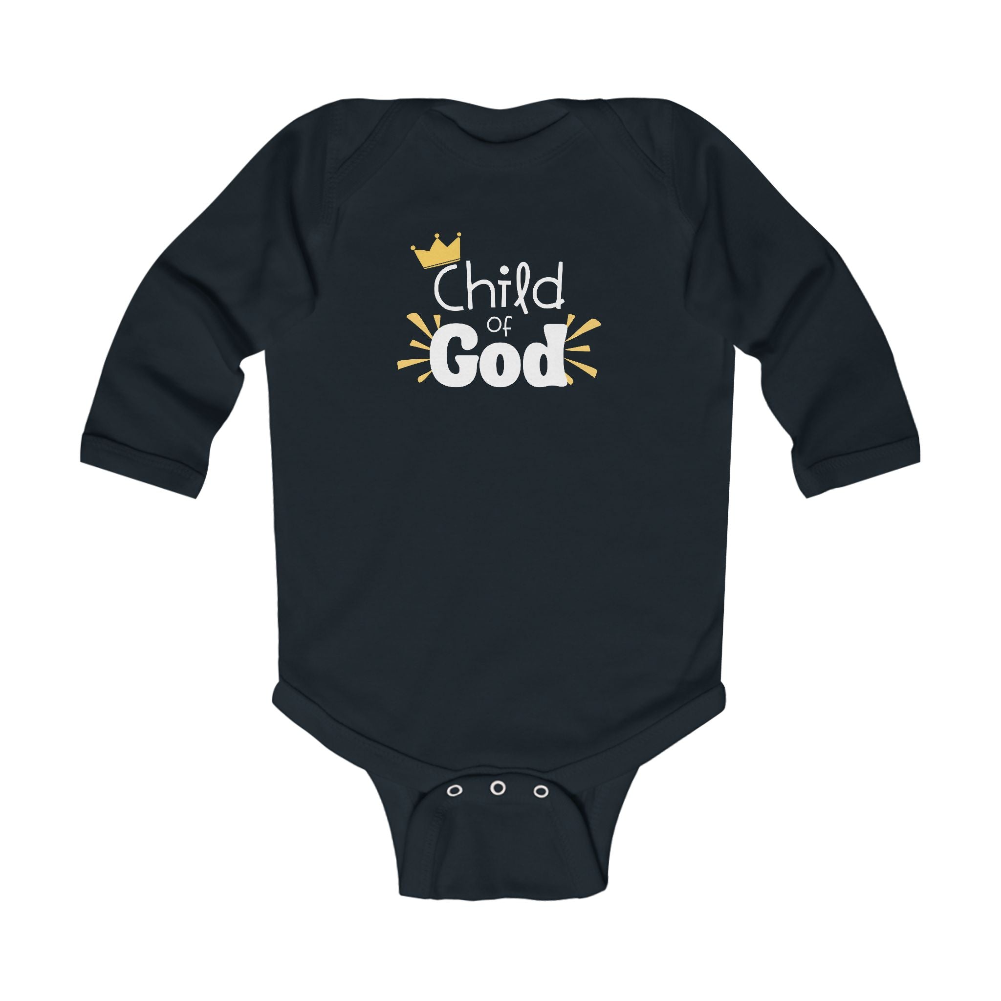 Child of God Infant Bodysuit — Long Sleeve Christian Baby Onesie