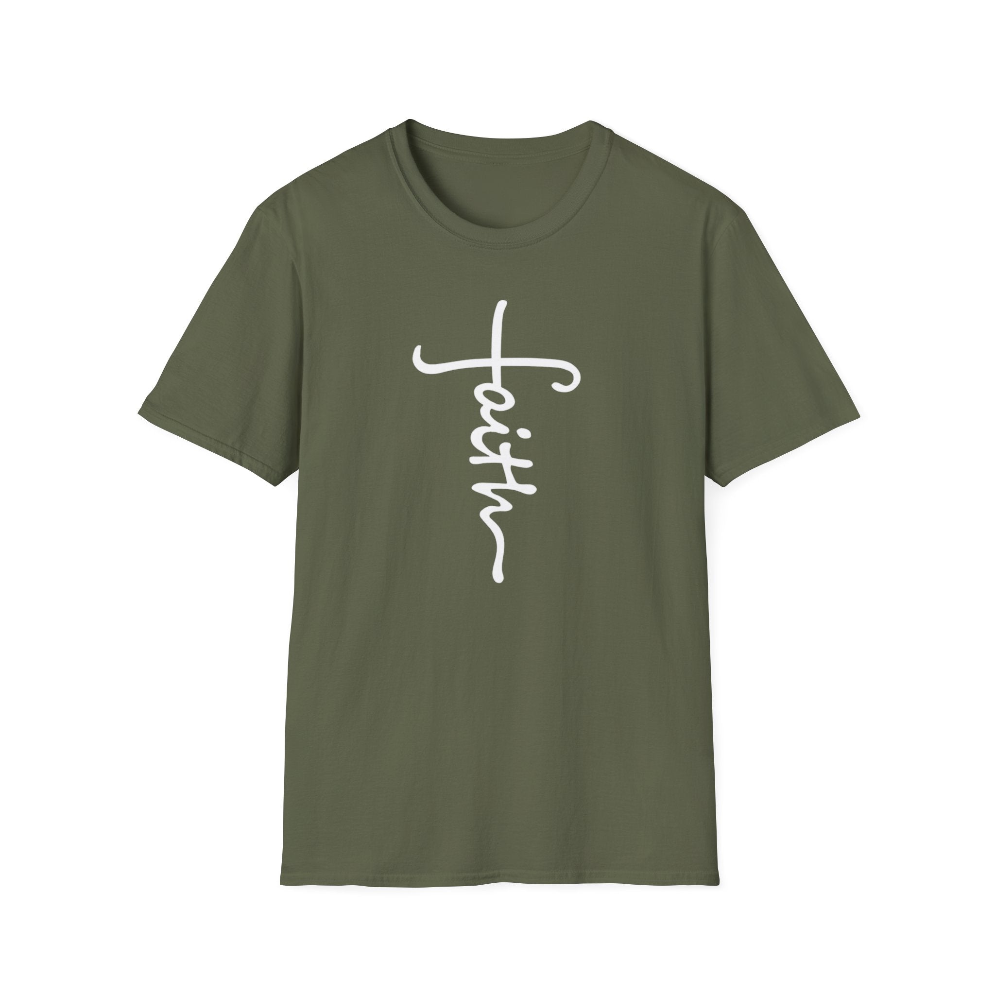Faith Unisex Softstyle T-Shirt | Christian Shirts for Women Men - Faith Based Gifts