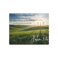 John 3:16 Faith Wall Art - Metal - Inspirational Wall Art Christian Gifts for Women Men