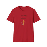 Saved By Grace Christian Shirt for Women Men Shirts for Christians