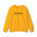 Embroidered Corinthians Faith, Hope Love Unisex Heavy Blend Crewneck Sweatshirt