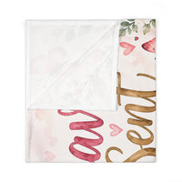 Heaven Sent – Girl Christian Baby Swaddle Blanket