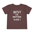 Best Lil Brother Ever Toddler Tee, Cute Kids Shirt, Sibling Gift, Birthday Gift for Toddlers, Family Matching Tee, Baby Shower Present