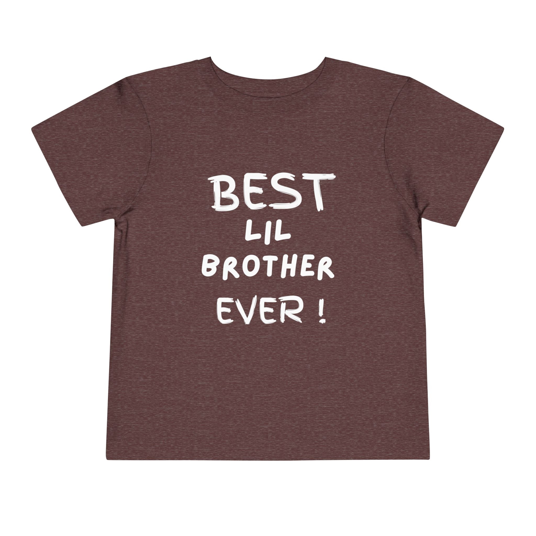 Best Lil Brother Ever Toddler Tee, Cute Kids Shirt, Sibling Gift, Birthday Gift for Toddlers, Family Matching Tee, Baby Shower Present