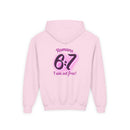 Youth Hoodie — 'Romans 6:7 I Am Set Free' Christian Faith Pullover